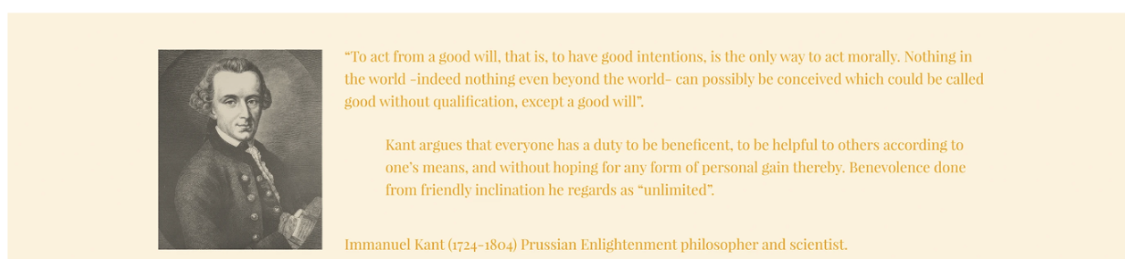 Immanuel Kant quote