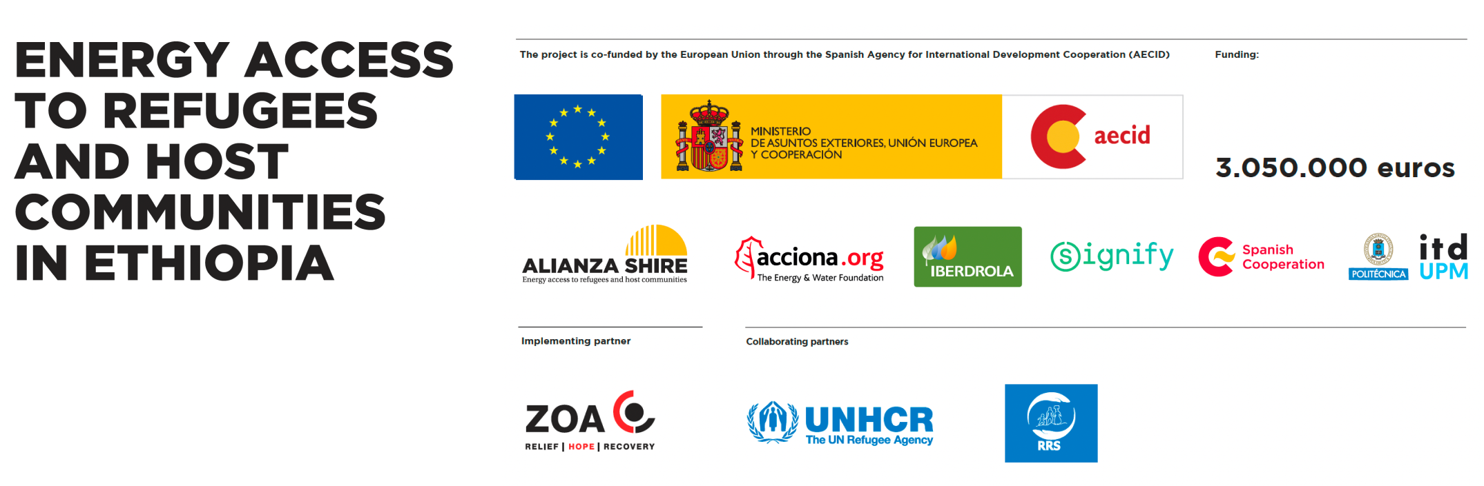 Energy access to refugees and host communities in Ethiopia