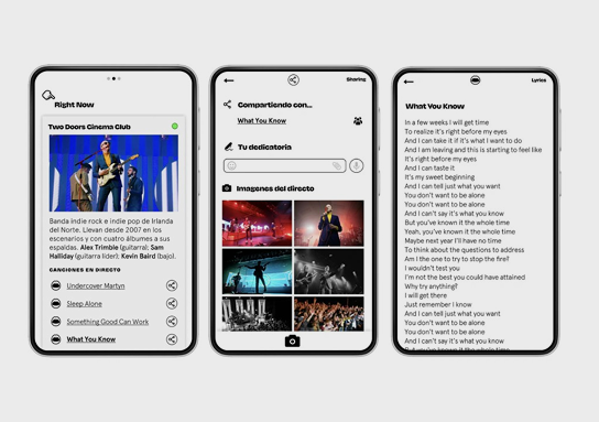 App to oversize a festival experience